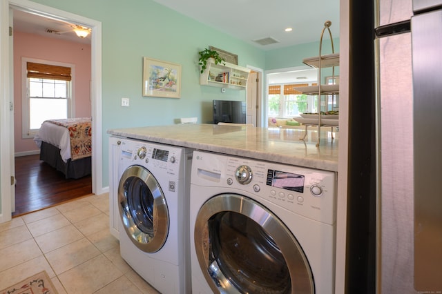 2 Bartholomew Rd, Branford, CT 06405 - laundry area featuring laundry area, visible vents, plenty of natural light, and washer and dryer