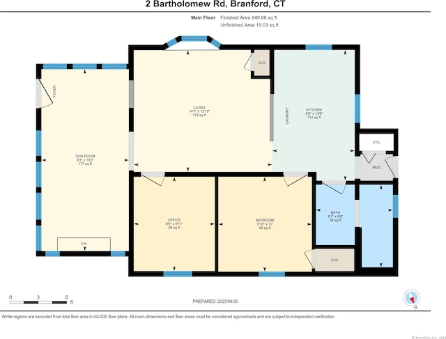 2 Bartholomew Rd, Branford, CT 06405 - floor plan