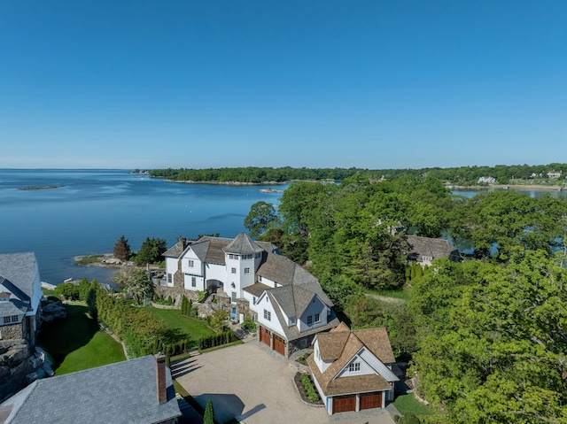 25 Tokeneke Trl, Darien, CT 06820 - drone / aerial view of a large body of water