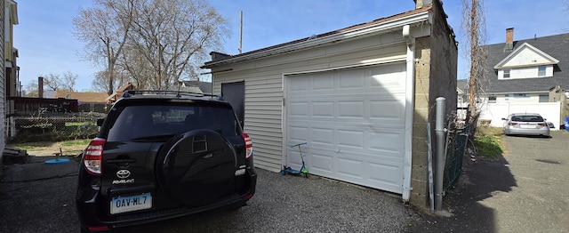 324 Mountain Grove St, Bridgeport, CT 06605 - garage featuring fence