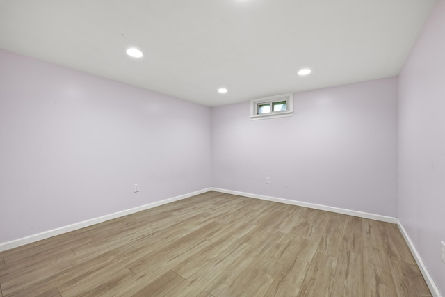 201 Orchard Ave, Newington, CT 06111 - empty room featuring light wood-type flooring and recessed lighting
