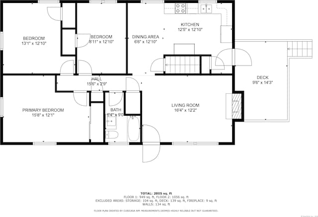 201 Orchard Ave, Newington, CT 06111 - view of floor plan / room layout