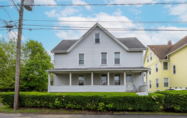 19 Terhune Ave, Branford, CT 06405 - view of front facade featuring covered porch and roof with shingles