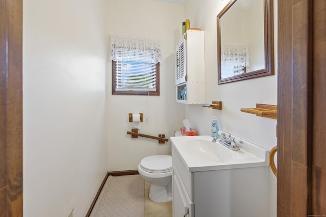 19 Terhune Ave, Branford, CT 06405 - bathroom with toilet, baseboards, and vanity