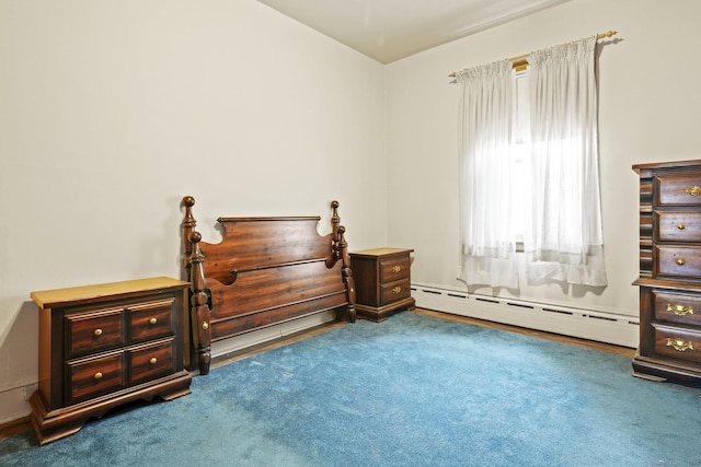 298 Wall St, Waterbury, CT 06704 - carpeted bedroom with a baseboard radiator