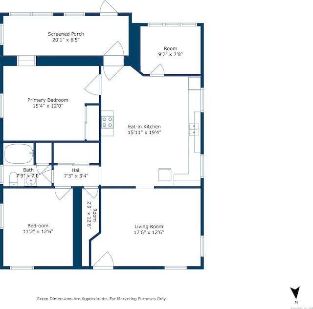298 Wall St, Waterbury, CT 06704 - floor plan / room layout