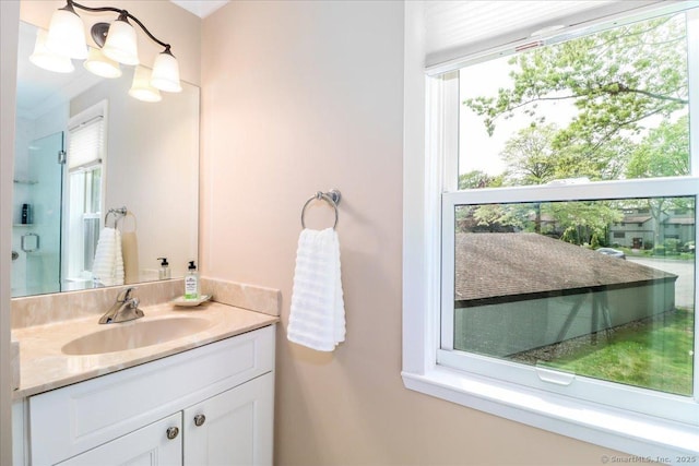 28D Harbour Vlg, Branford, CT 06405 - bathroom featuring vanity and plenty of natural light