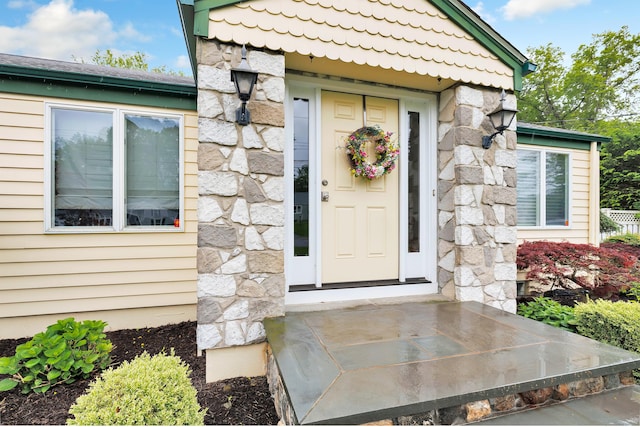 319 Wheeler Park Ave, Fairfield, CT 06825 - entrance to property featuring stone siding