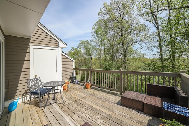 view of deck
