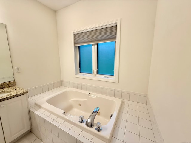 253 Summerfield Gdns Unit 253, Shelton, CT 06484 - full bathroom with a tub with jets and vanity