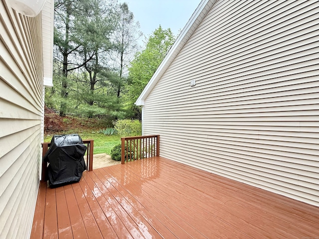 253 Summerfield Gdns Unit 253, Shelton, CT 06484 - wooden terrace featuring area for grilling