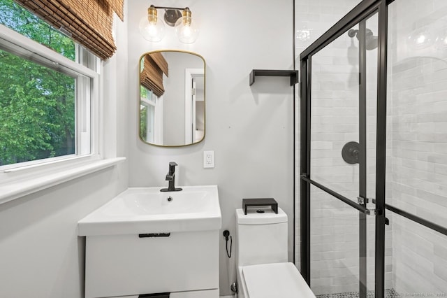 128 W Ave, Darien, CT 06820 - full bathroom with a shower stall and toilet