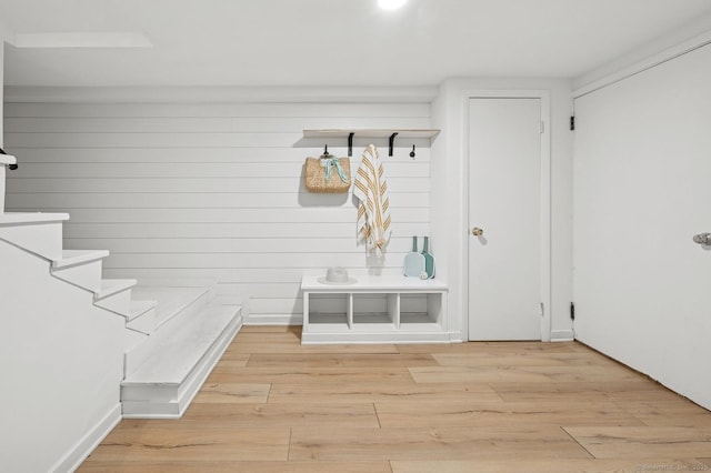 128 W Ave, Darien, CT 06820 - mudroom with wood finished floors
