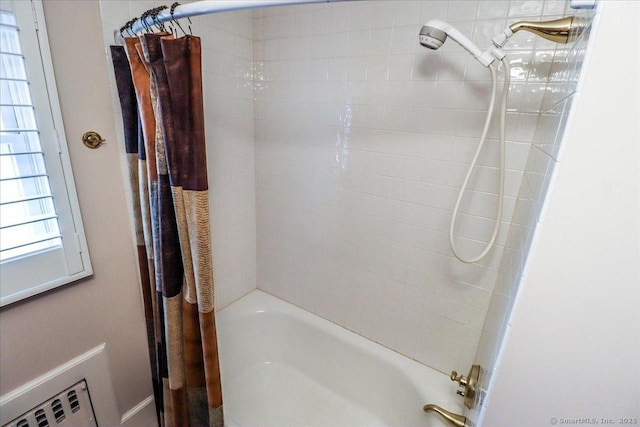 110 Deer Hill Ave, Danbury, CT 06810 - full bathroom with shower / tub combo with curtain