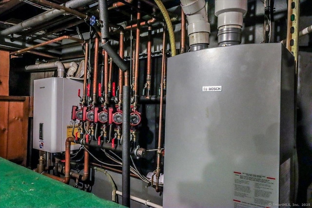 110 Deer Hill Ave, Danbury, CT 06810 - utility room with tankless water heater