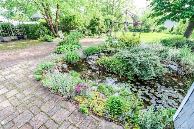 110 Deer Hill Ave, Danbury, CT 06810 - view of yard with a small pond