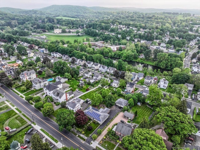 110 Deer Hill Ave, Danbury, CT 06810 - aerial view of property and surrounding area with nearby suburban area