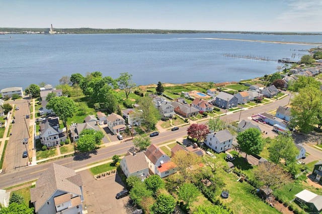 224 1st Ave, West Haven, CT 06516 - aerial view of property and surrounding area featuring nearby suburban area and a nearby body of water