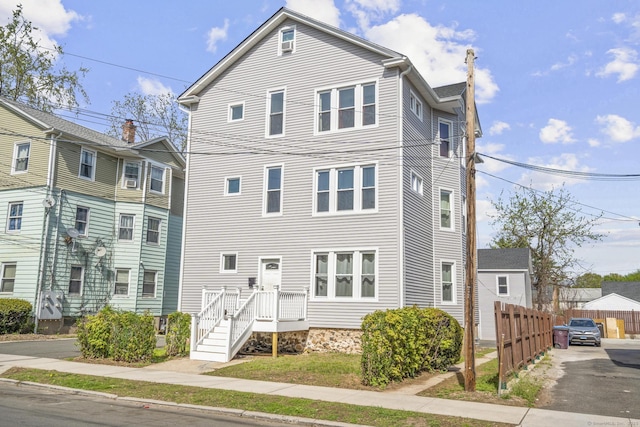 279 Oak St, New Britain, CT 06051 - view of front of home with fence
