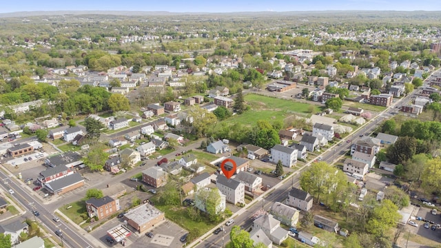 279 Oak St, New Britain, CT 06051 - drone / aerial view with a residential view