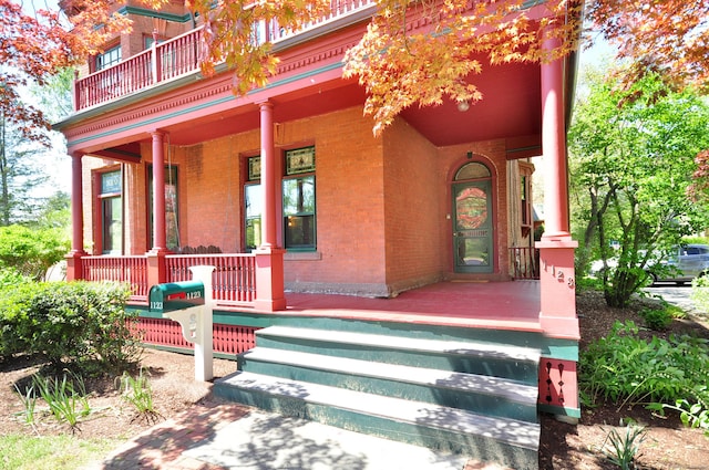 1123 Windsor Ave, Windsor, CT 06095 - entrance to property with a porch and brick siding
