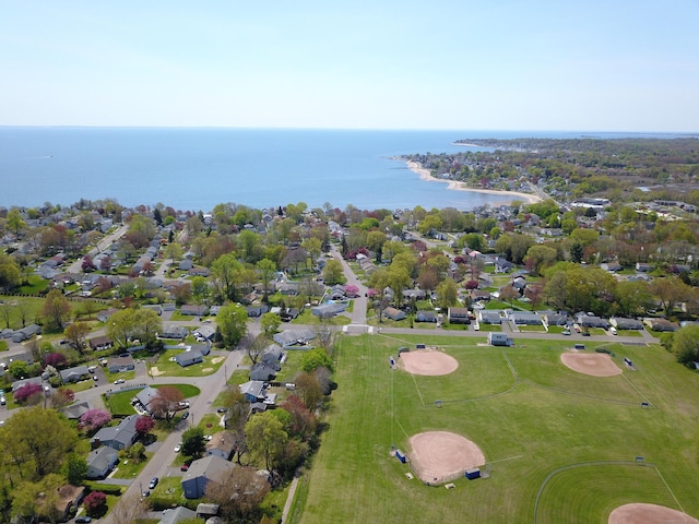 116 Aimes Dr, West Haven, CT 06516 - aerial view featuring a residential view and a water view
