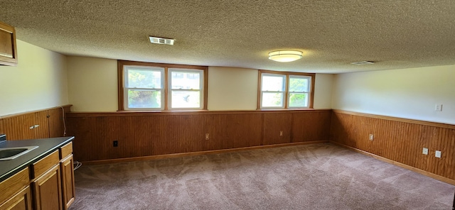 116 Aimes Dr, West Haven, CT 06516 - interior space with visible vents, wainscoting, and wooden walls