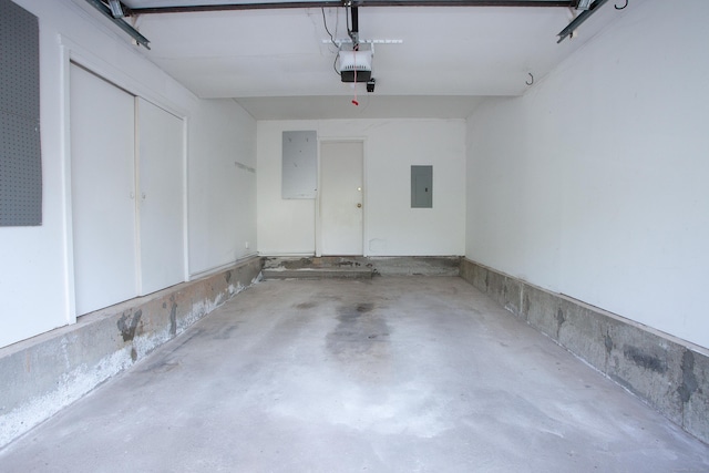 22 Maple Ln Unit 22, Avon, CT 06001 - garage with a garage door opener and electric panel