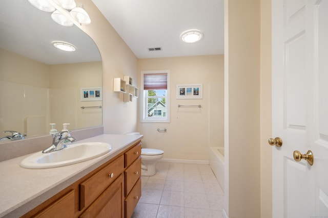 85 Chippenwood Ln, Bristol, CT 06010 - bathroom featuring visible vents, a shower, vanity, baseboards, and toilet