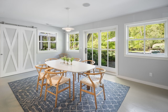 1580 Ponus Rdg, New Canaan, CT 06840 - dining room with baseboards