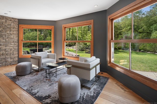 1580 Ponus Rdg, New Canaan, CT 06840 - sunroom with plenty of natural light