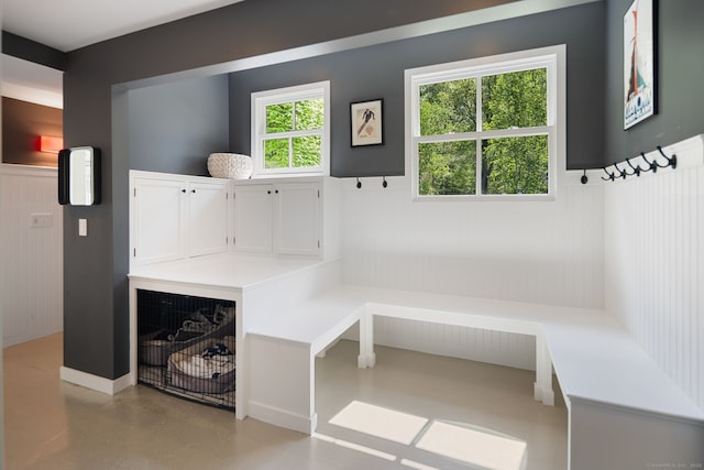 1580 Ponus Rdg, New Canaan, CT 06840 - mudroom with wainscoting