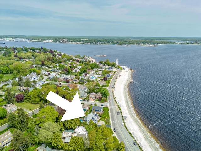 919 Pequot Ave, New London, CT 06320 - aerial overview of property's location featuring a nearby body of water