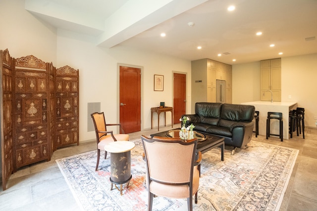 88 Green Ln, Ridgefield, CT 06877 - living area with recessed lighting