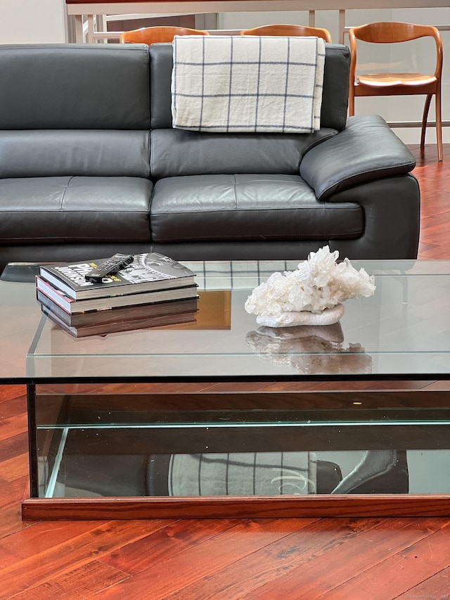 88 Green Ln, Ridgefield, CT 06877 - living area featuring wood finished floors