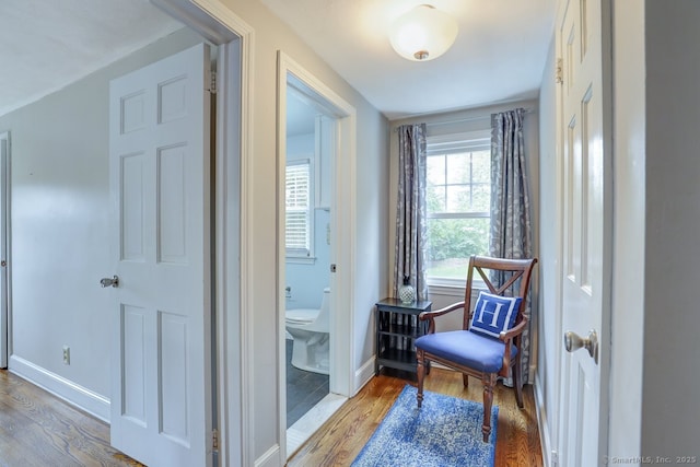 404 Brimfield Rd, Wethersfield, CT 06109 - living area with wood finished floors and baseboards