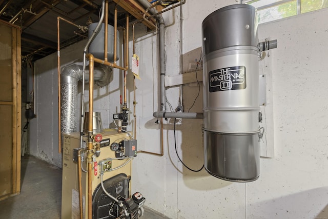 utilities featuring a heating unit