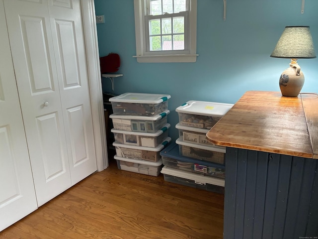 interior details featuring wood finished floors