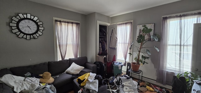 view of living area