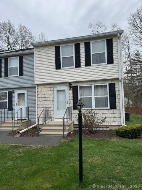 36 Meadowrue Dr Unit 36, Glastonbury, CT 06033 - view of front of home with a front lawn