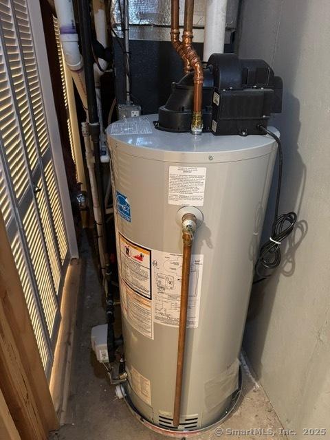 36 Meadowrue Dr Unit 36, Glastonbury, CT 06033 - utility room featuring gas water heater