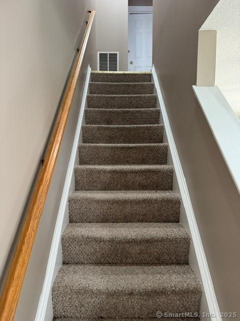 36 Meadowrue Dr Unit 36, Glastonbury, CT 06033 - staircase with visible vents