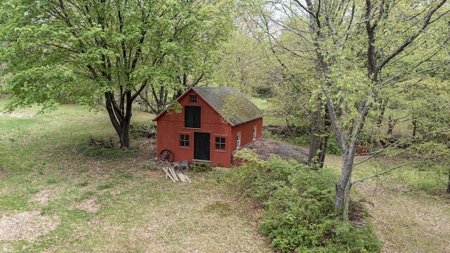 view of outbuilding with an outdoor structure