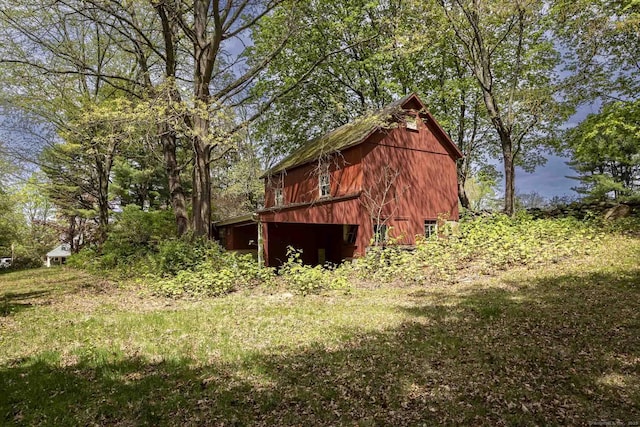view of barn
