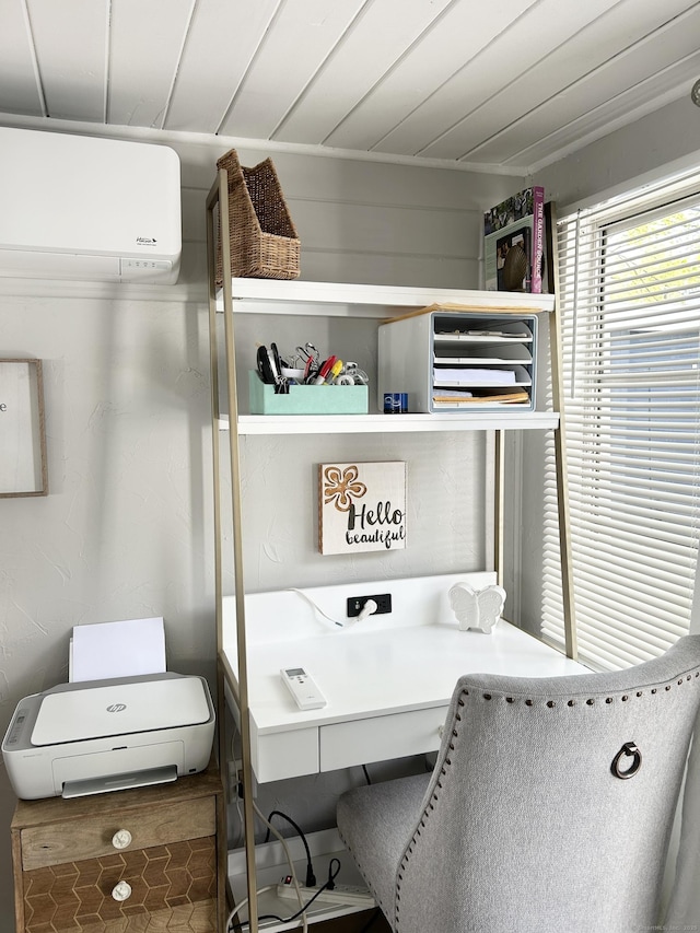 1 4th St, Madison, CT 06443 - office with a wall mounted air conditioner