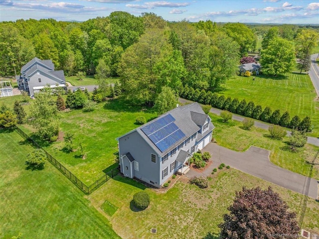149 Tromley Rd, East Windsor, CT 06088 - aerial view of property and surrounding area with a heavily wooded area