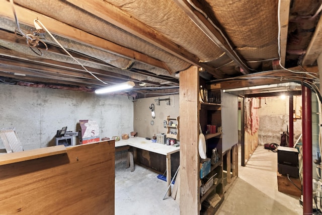 63 Schofield Rd Apt 60, Willington, CT 06279 - view of unfinished below grade area