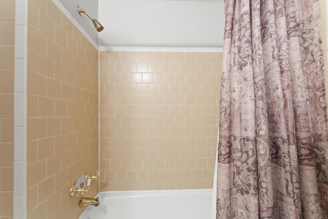 63 Schofield Rd Apt 60, Willington, CT 06279 - bathroom with shower / bath combination with curtain