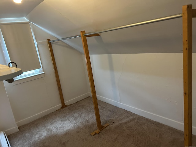 80 Colony St, Ansonia, CT 06401 - spacious closet with vaulted ceiling and carpet