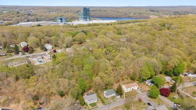 24 Fort Shantok Rd, Montville, CT 06382 - aerial view featuring a water view and a wooded view